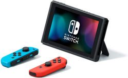 Nintendo Switch Red Neon Blue Yeni Model + Super Mario Odyssey. ürün görseli
