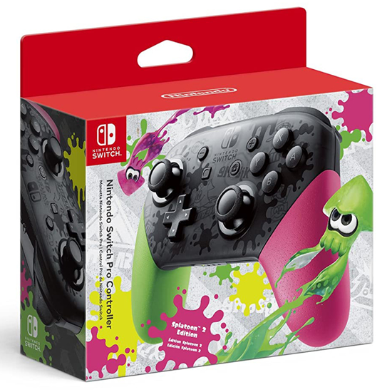 Nintendo Switch Pro Controller Splatoon 2 Edition. ürün görseli