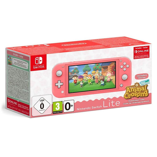 Nintendo Switch Lite Pembe Animal Crossing Oyunlu + 3 Ay Online Üyelik. ürün görseli